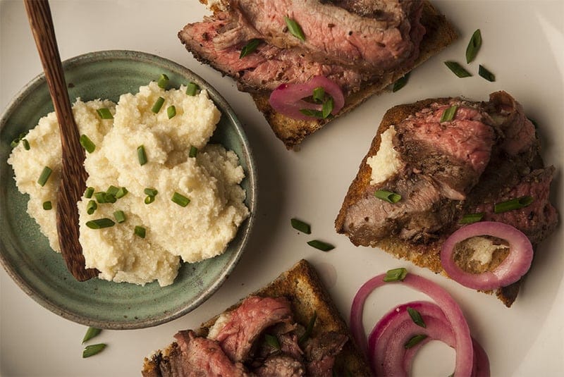 Horseradish Parsnip Purée