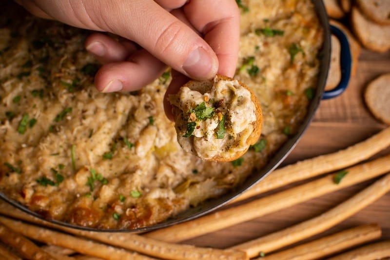 Hot Artichoke Crab Dip