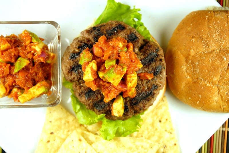 Jamaican Jerk Burgers