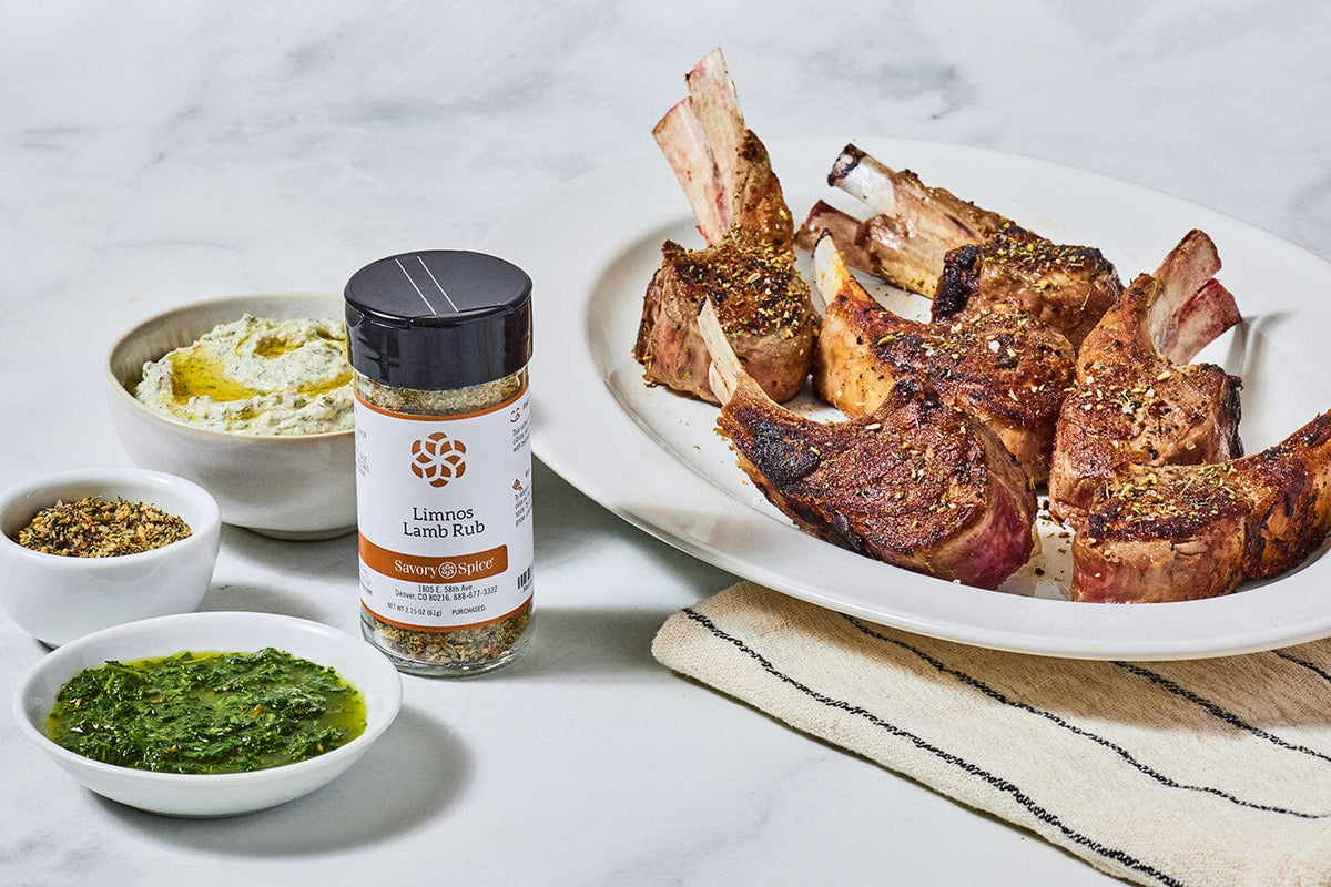 Five-Star Herb-Crusted Lamb Chops with Lemon-Mint Gremolata