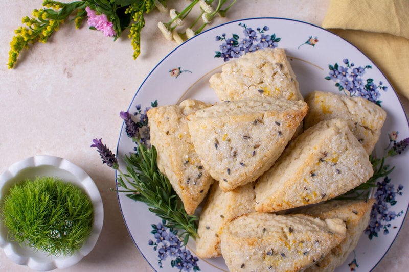 Lemon Lavender Scones