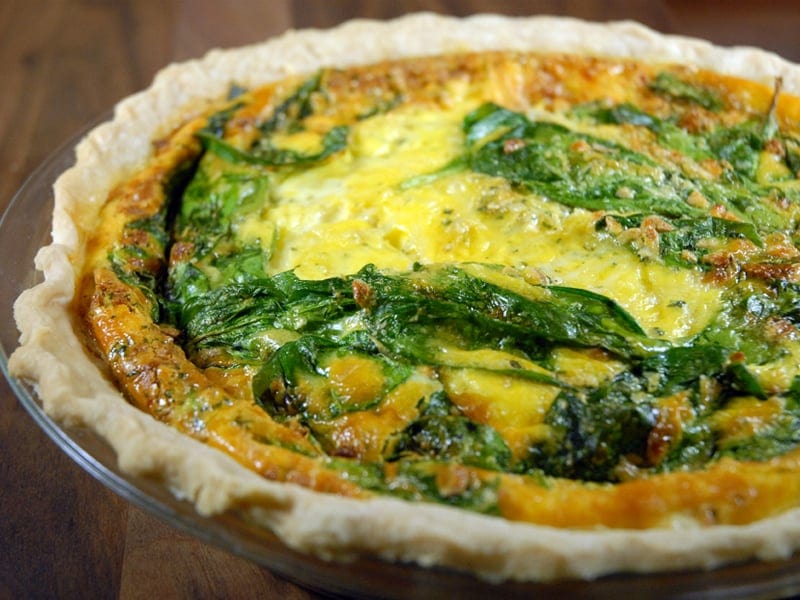 French Spinach Quiche