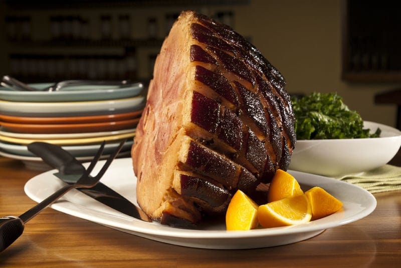 Maple Garam Masala-Glazed Ham