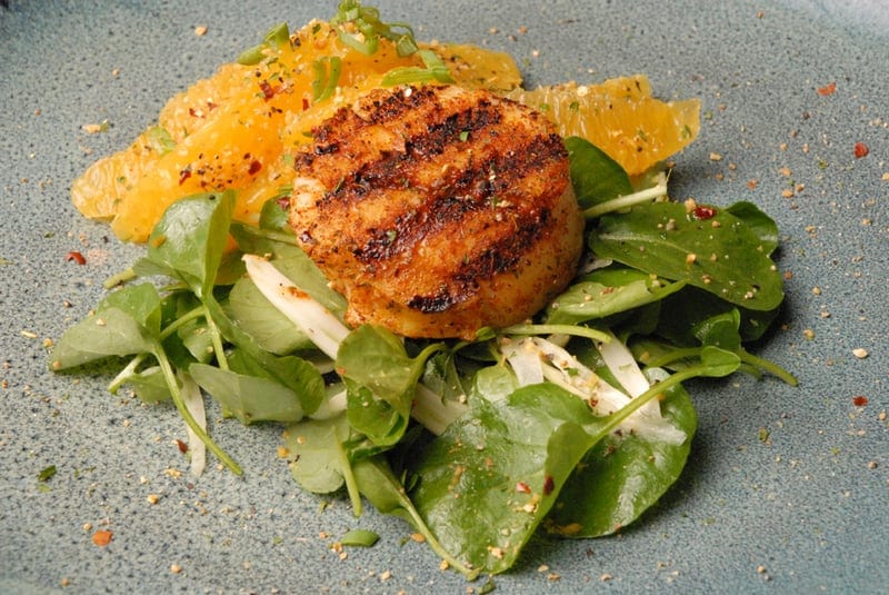 Moroccan Grilled Scallops