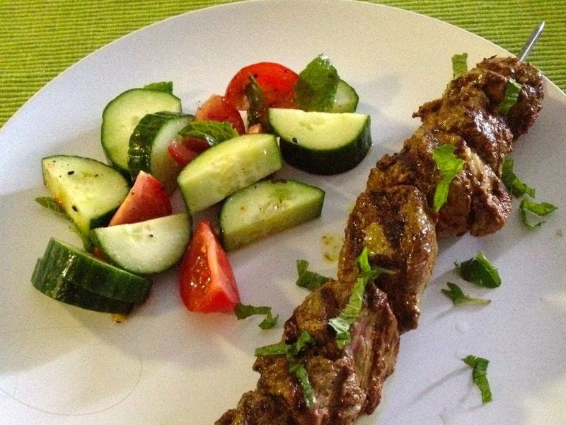 Moroccan Lamb Skewers