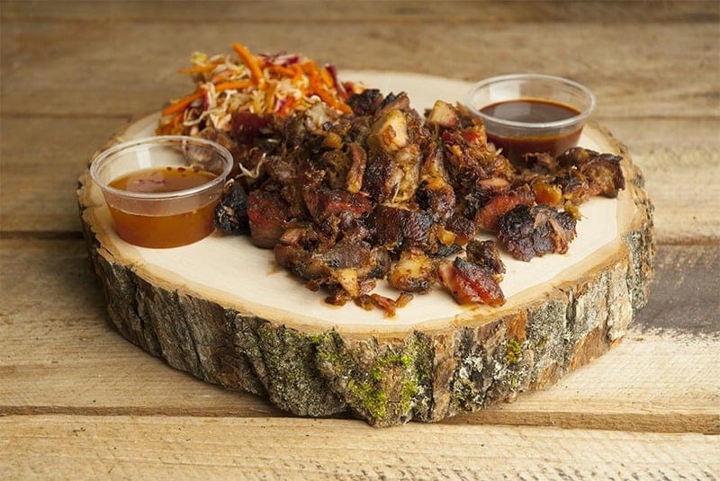 Outside Brown Pork Shoulder