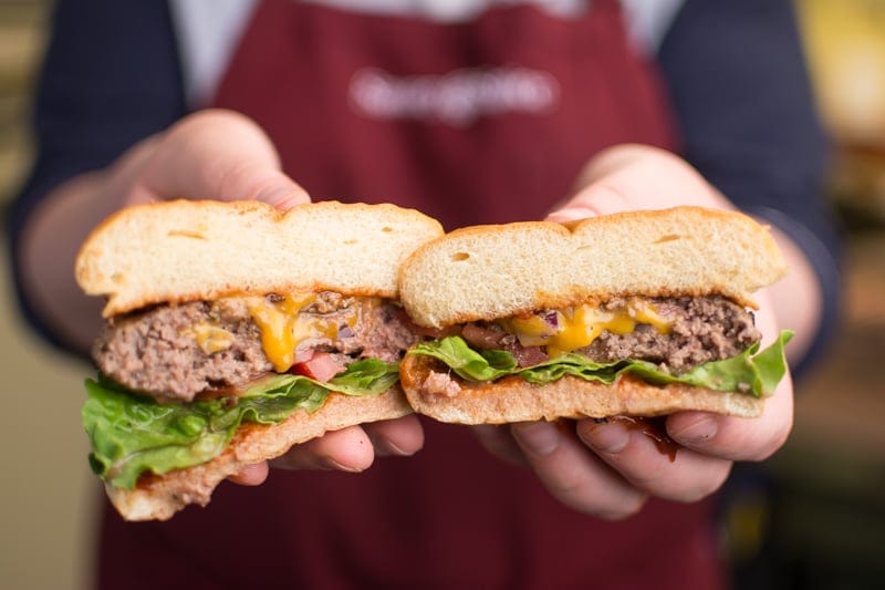 Outside In Burgers with Sweet & Spicy Ketchup