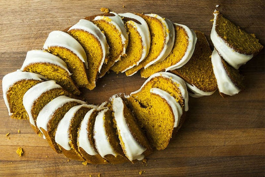 Pumpkin Bundt Cake with Cream Cheese Frosting