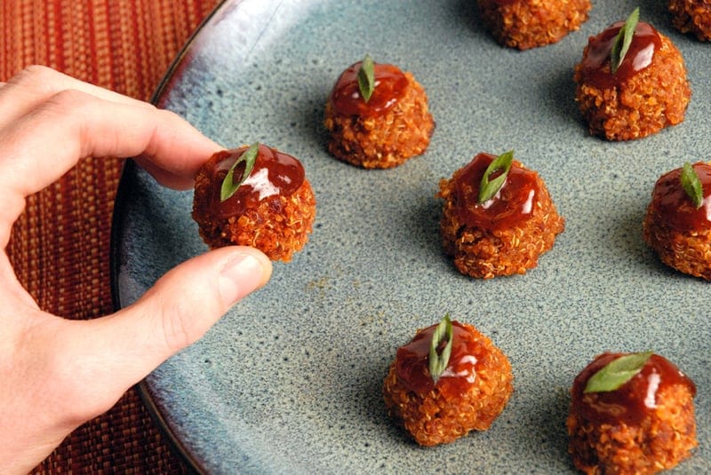 Quinoa Sausage Bites