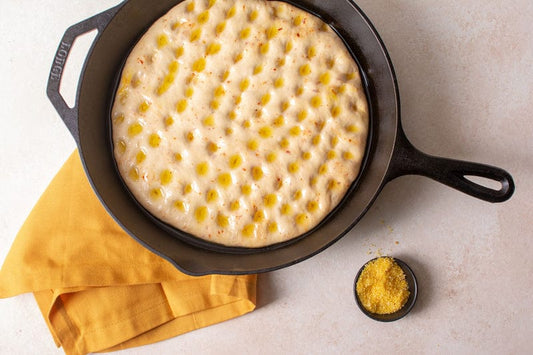 Saffron Aleppo Quick Focaccia