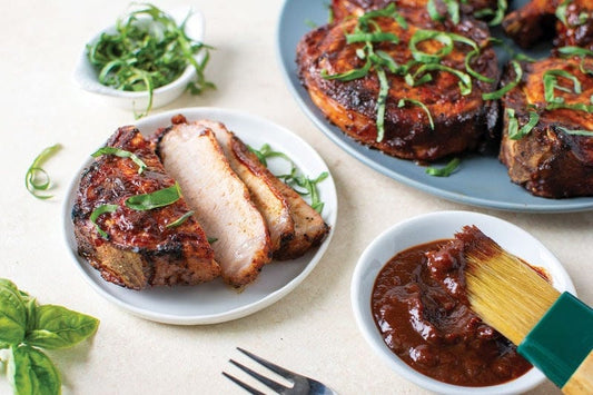 Saucy Kansas City-Style Pork Chops