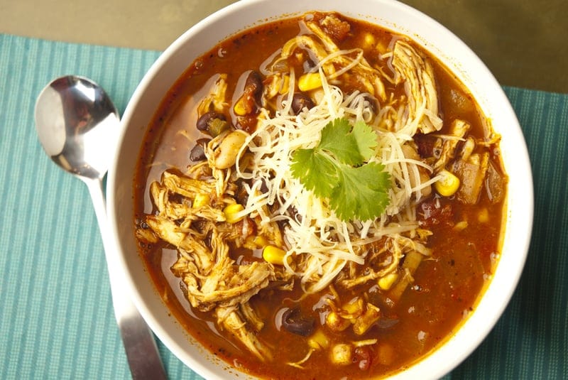Slow Cooker Chicken Taco Soup
