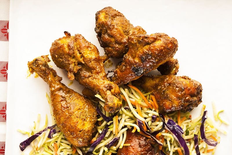 Slow Cooker Honey Mustard Picnic Chicken