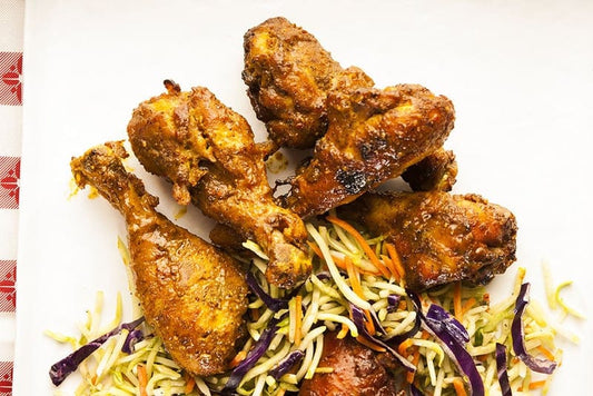 Slow Cooker Honey Mustard Picnic Chicken