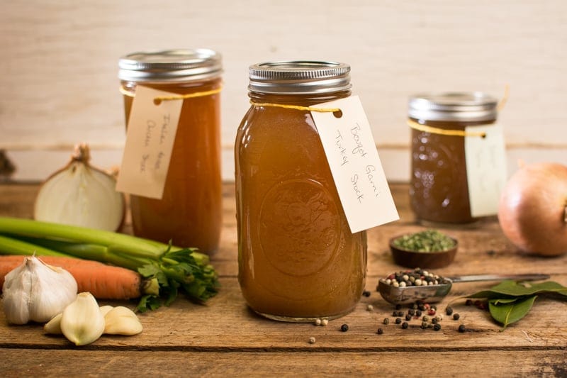 Slow Cooker Turkey or Chicken Stock