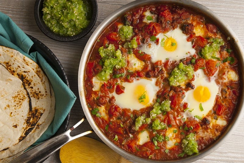 Southwestern Chorizo Shakshuka