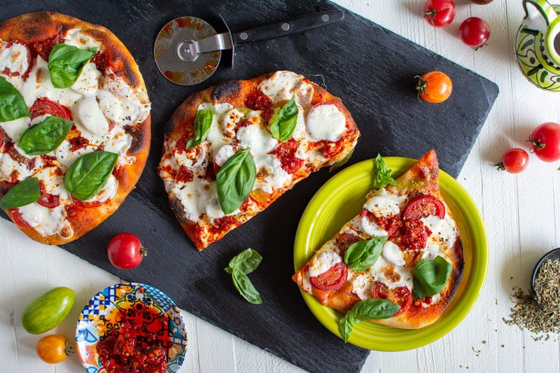 Spicy Margherita Flatbread