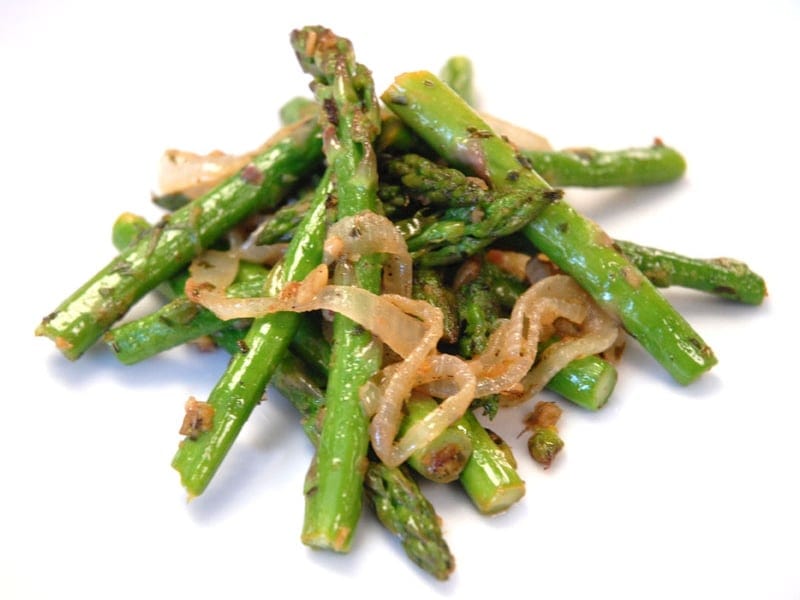 Spring Tarragon Shallot Asparagus