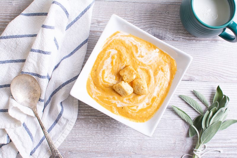 Sweet Potato Cider Bisque