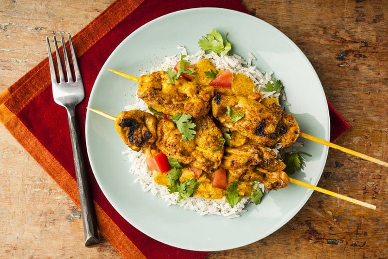 Tandoori-Marinated Grilled Chicken and Sauce