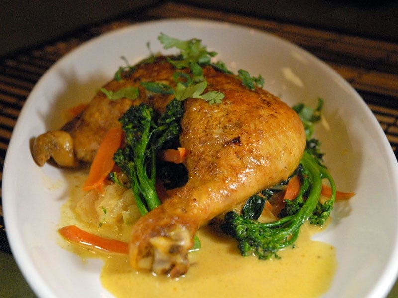 Vietnamese Sweet Curry Roast Chicken