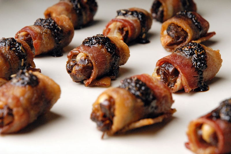 Bacon-Wrapped Spanish Style Dates