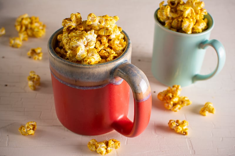 Golden Milk Caramel Popcorn