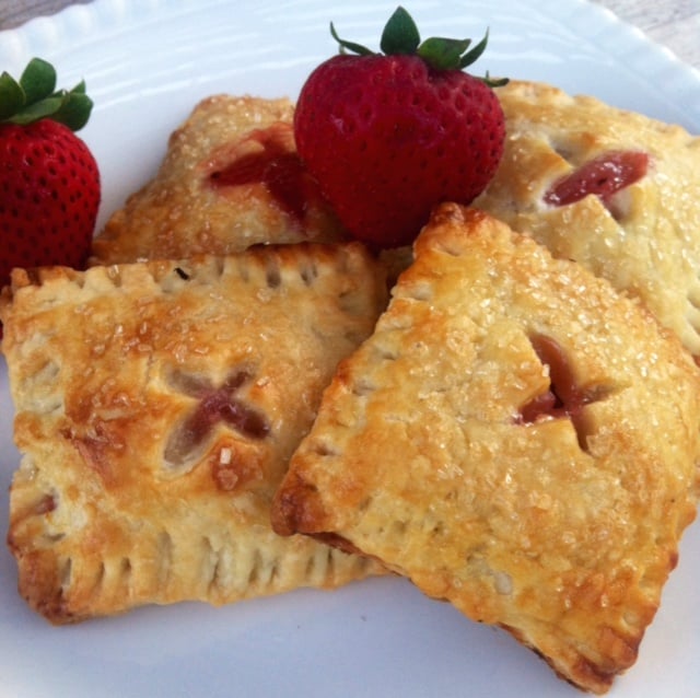 Strawberry Rhubarb Hand Pies with Citrus Crust