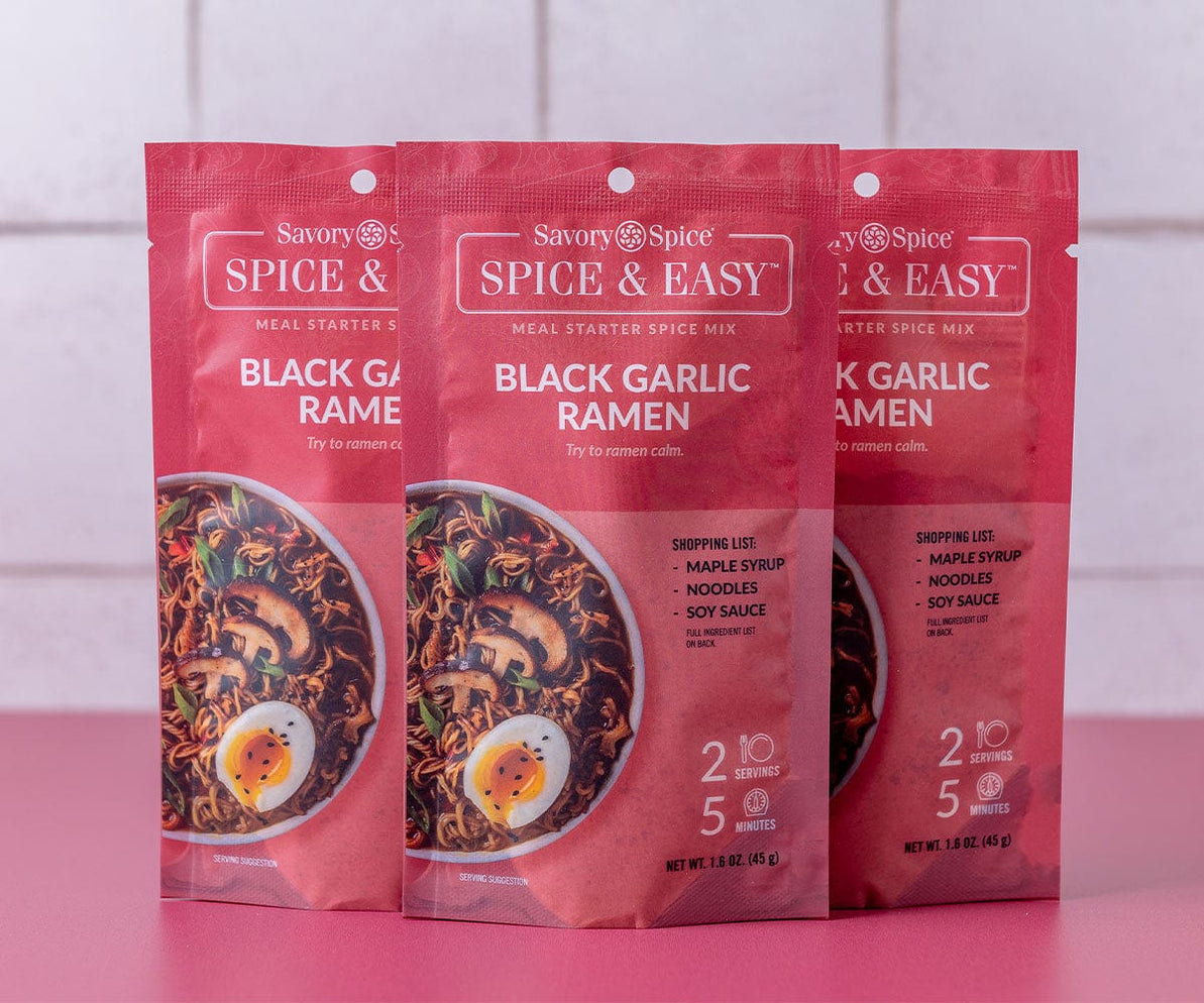 Black Garlic Ramen Soup Recipe Mix (Shoyu Ramen) Savory Spice