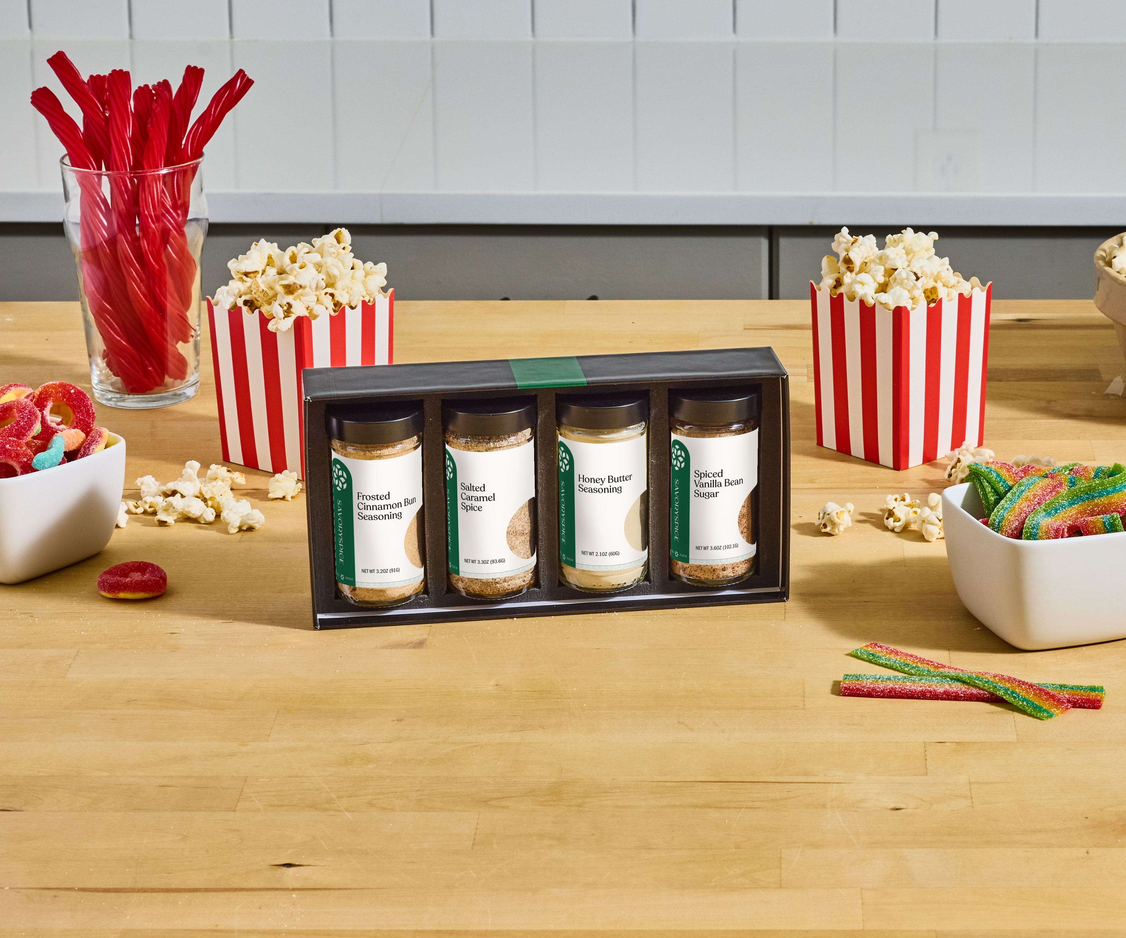Sweet Popcorn Premier Collection (Spice Gift Set with 4 Flavors