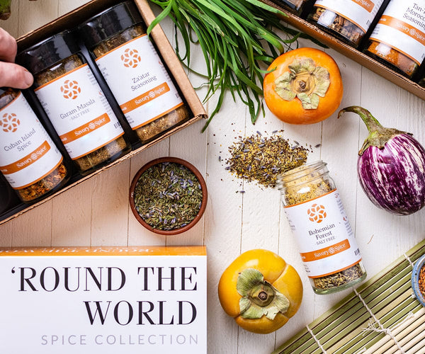 Global Foodie Favorites | World-Spanning 6 Pack Collection | Authentic Gourmet Seasonings and Spice Blends
