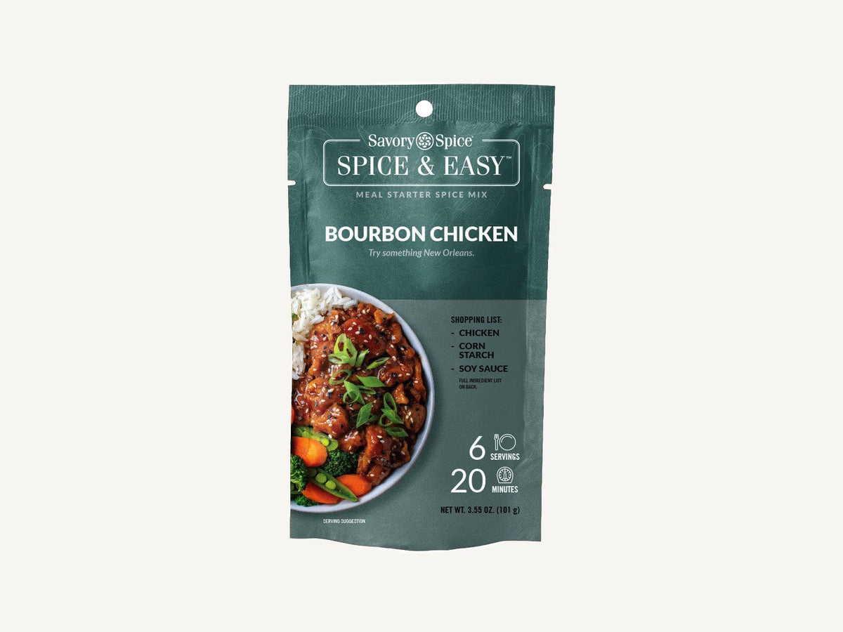 crock pot savory herb chicken seasoning mix 1.5 oz Bourbon Chicken Seasoning Mix Packet – Savory Spice
