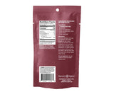 Back of Cinnamon-Spiced Mug Brownie packet on white