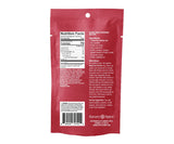 Back of Kung Pao chicken packet on white