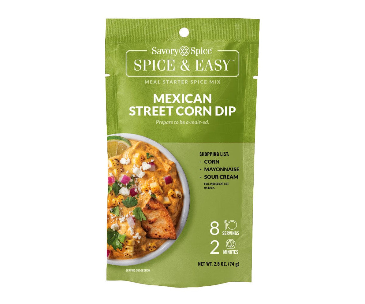 Mexican Street Corn Dip Mix, Easy Elote Dip Recipe Savory Spice