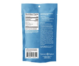 Back of Saffron Chanterelle Risotto packet on white