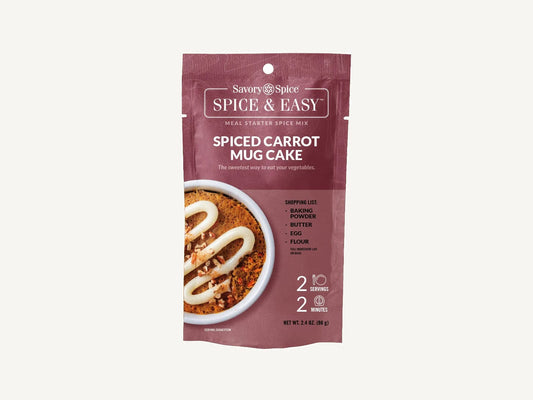 Spiced Carrot Mug Cake