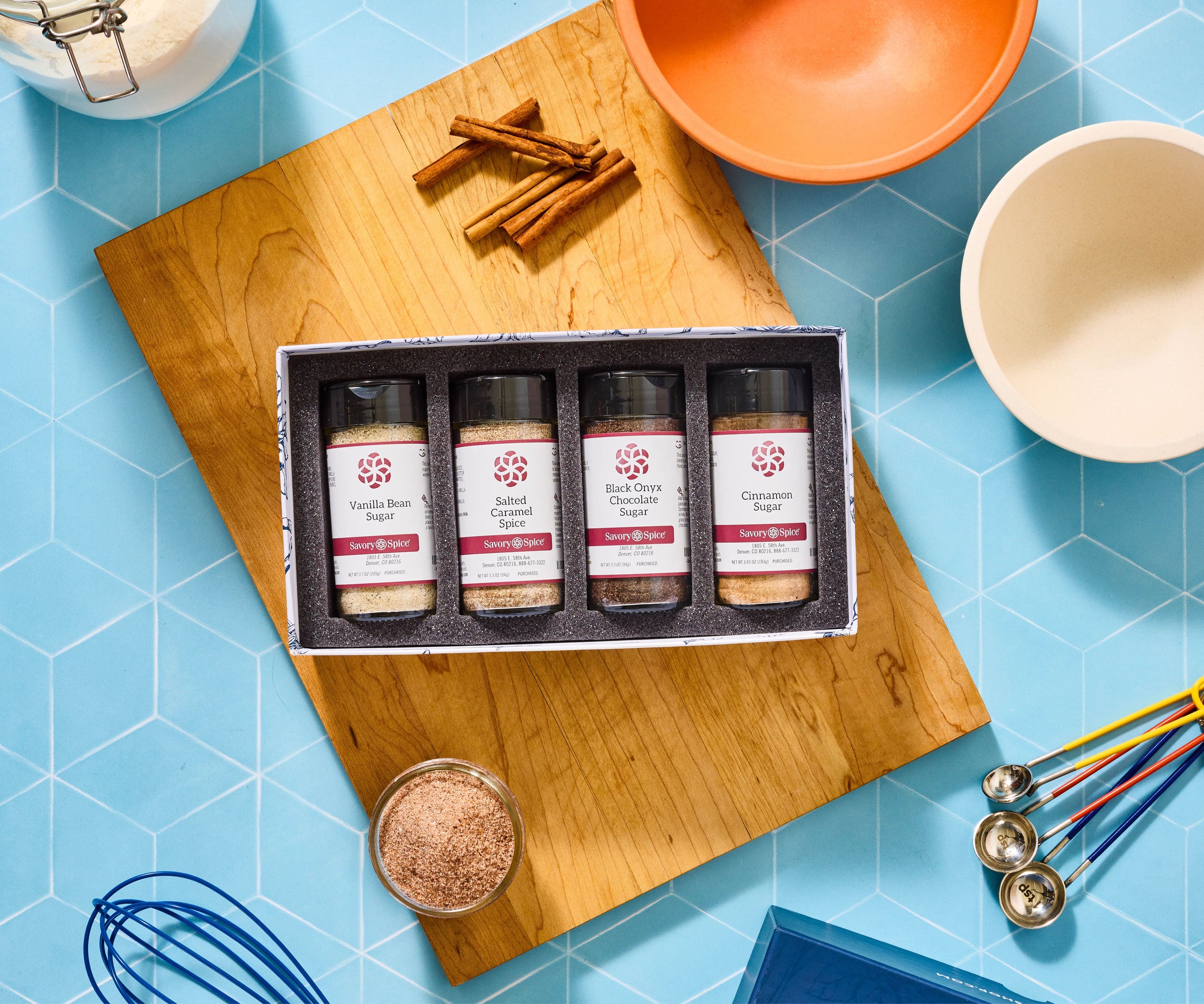 Cozy Sugar Gift Set – 4 Gourmet Flavored Sugars