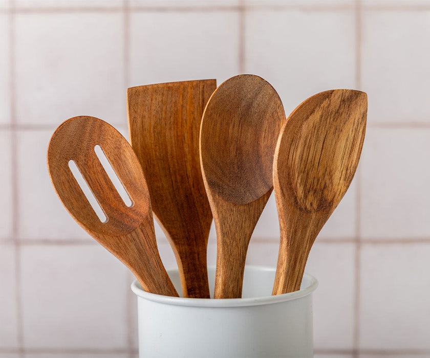 Floral Wooden Measuring Spoons