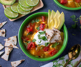 Chicken Avocado Tortilla Soup 
