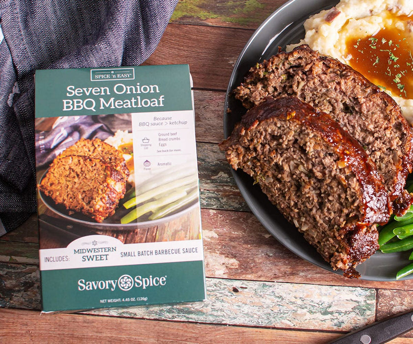 Seven Onion BBQ Meatloaf