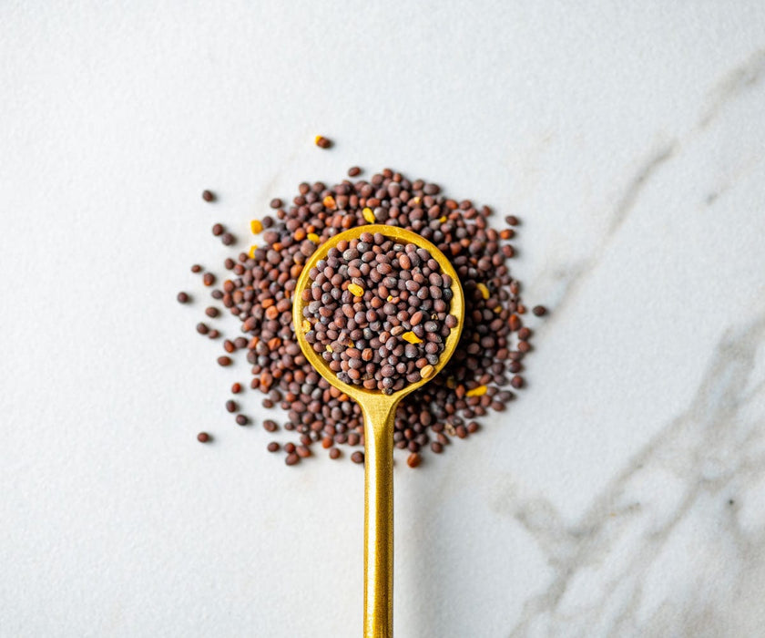 Whole Brown Mustard Seeds Seasoning Savory Spice
