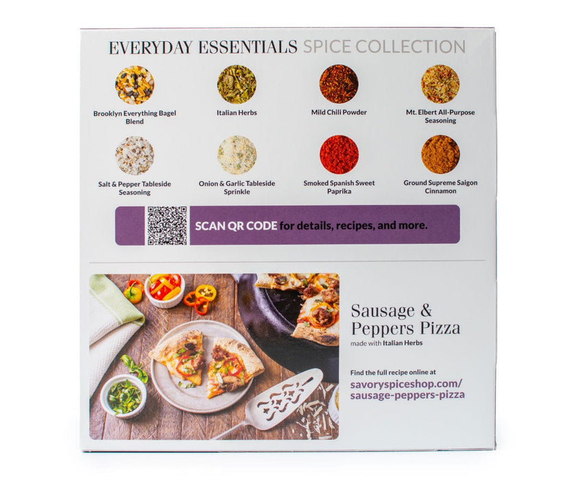 The Spice House Essential Spice Collection Sets - Kitchen Starter Collection, Set of 8