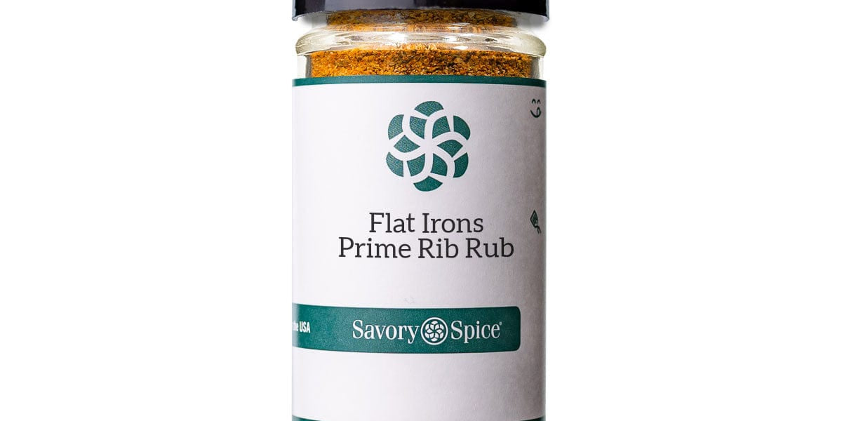 Flat Irons Prime Rib Rub Medium Jar (Net: 2.75 oz)