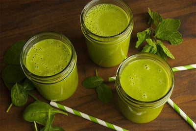 Green Peach Ginger Smoothie