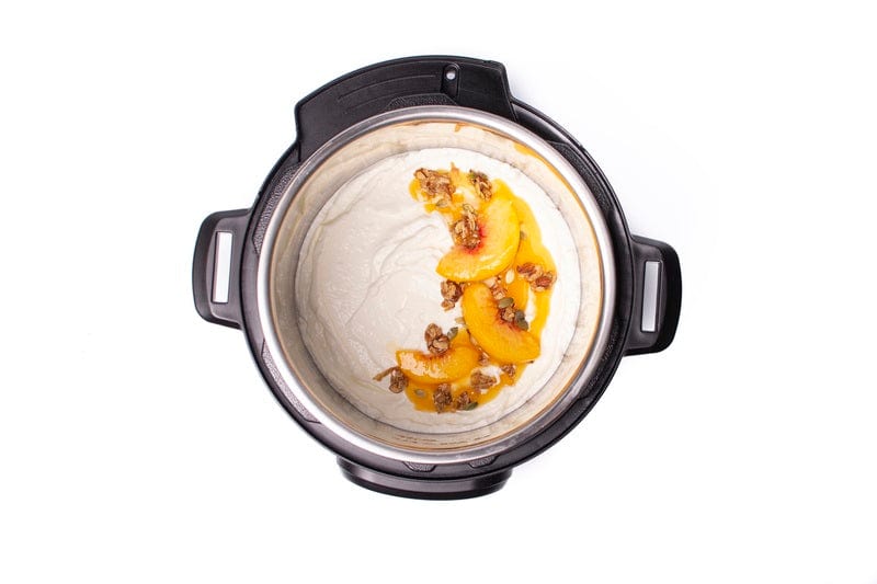 Instant Pot Peach Yogurt Recipe — Savory Spice