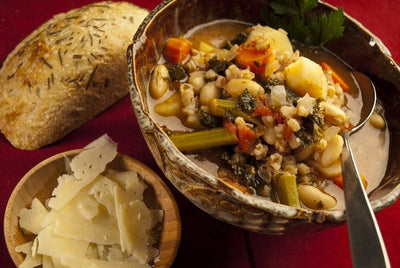 Italian Style Vegetarian Farro Soup