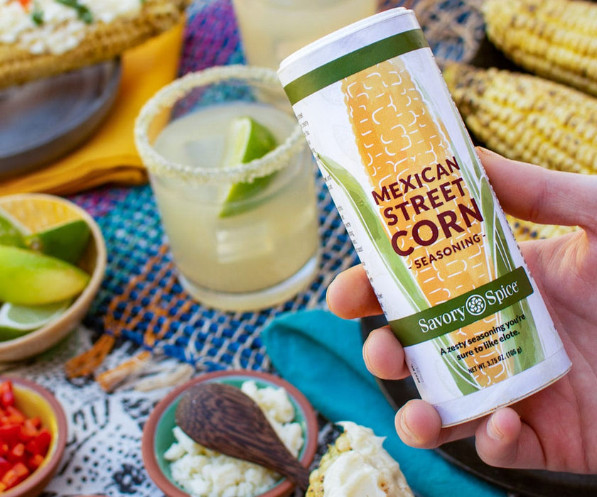 The Spice Lab Mexican Street Corn Seasoning – 5 oz Shaker Jar - All Natural  Elote Seasoning for Mexican Corn, Vegan Street Corn & Chili - Savory