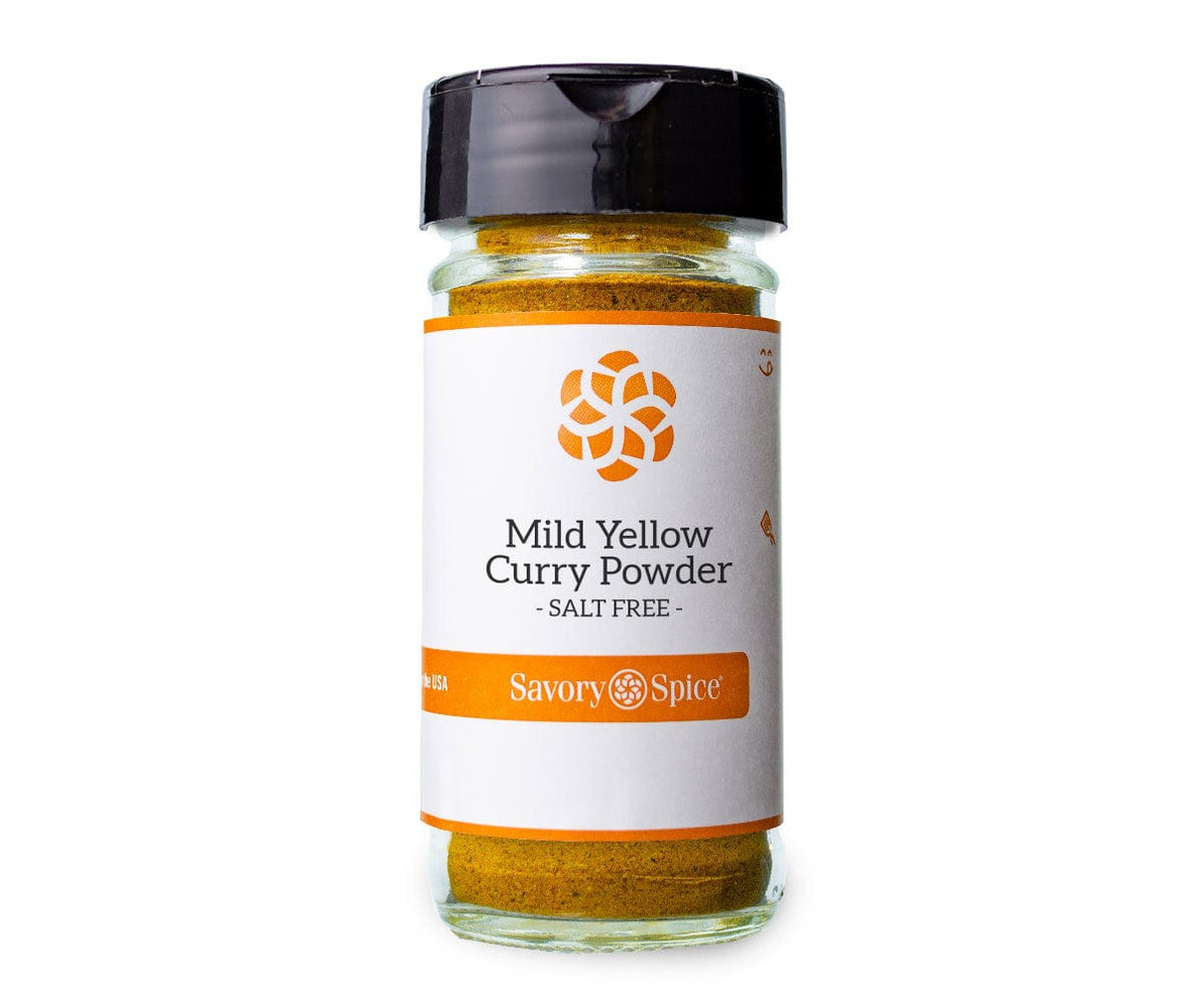 Mild Yellow Curry Powder Spice, SaltFree Seasoning Blend Savory Spice