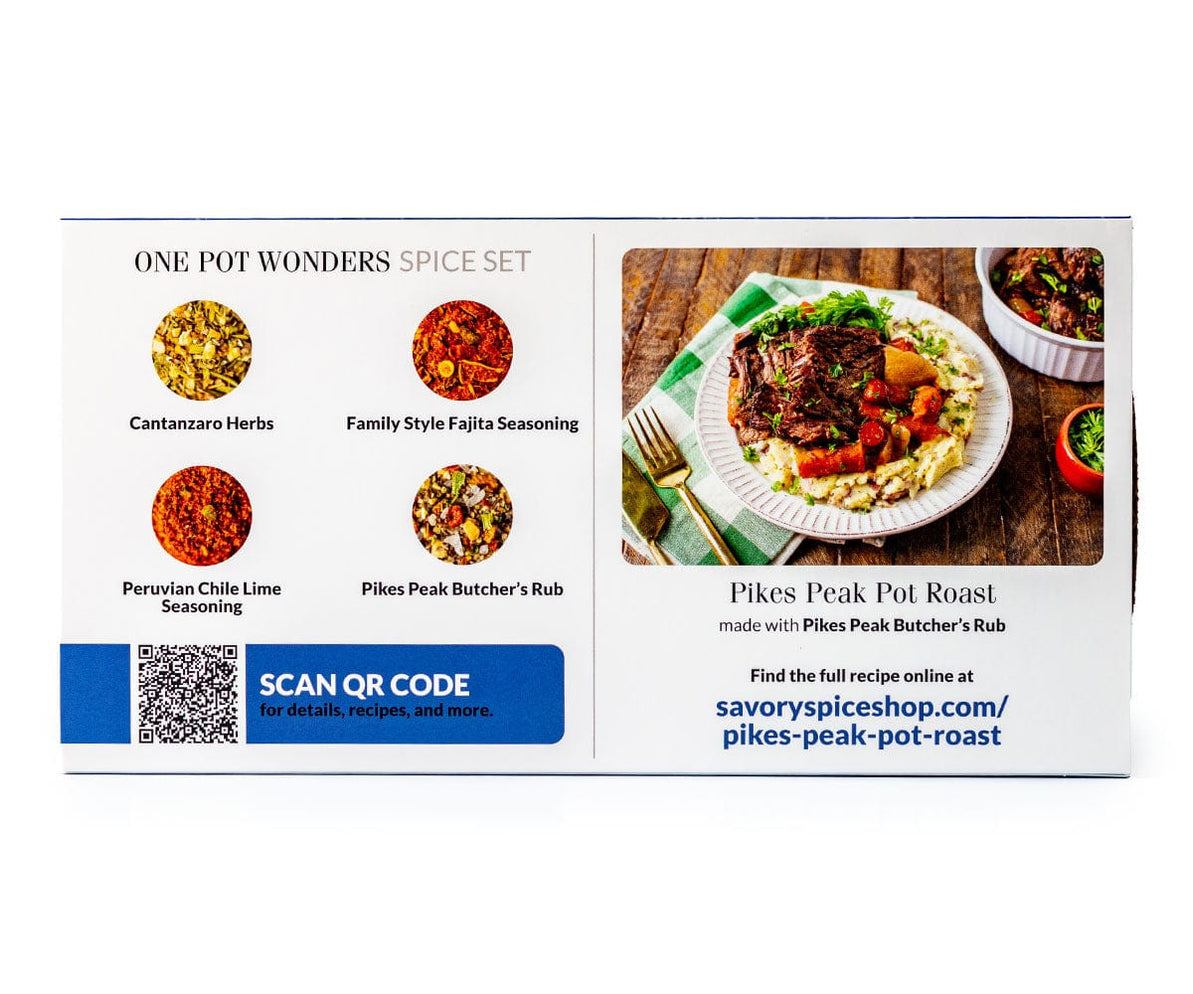 One Pot Wonders Spice Gift Set for Slow Cookers Savory Spice